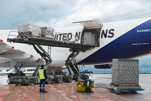 Due to its very low weight, ALOO can be economically shipped and transported.
