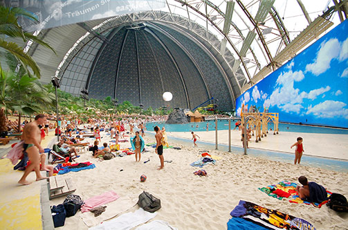 'Tropical Islands', indoor water park and wellness resort in Germany
